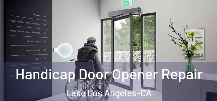 Handicap Door Opener Repair Lake Los Angeles-CA